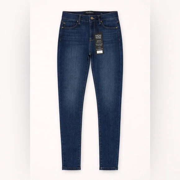 Liverpool Los Angeles High Rise Skinny Jeans Size 4/27 Dark Wash NWT Stretch - Picture 1 of 6